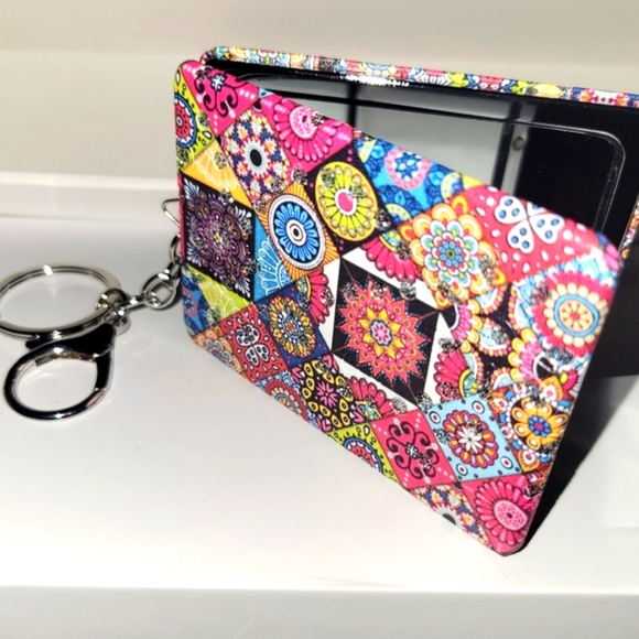 Colorful Mirror Bag Tag/Keychain - Picture 2 of 4